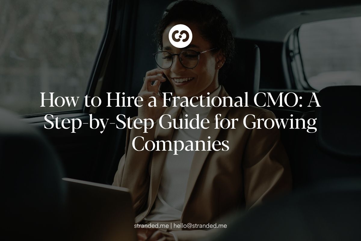 business leaders discussing how to hire a fractional cmo and marketing strategy